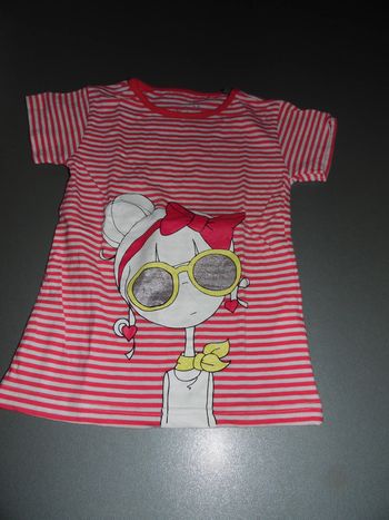 Tee shirt MC rayé 6 ans