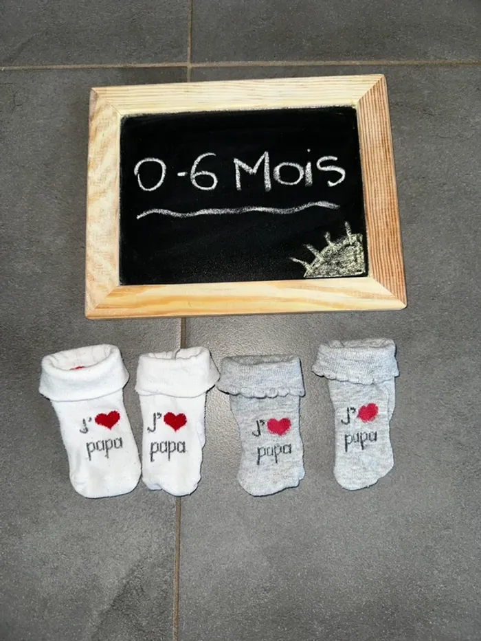 Chaussettes 0-6 mois
