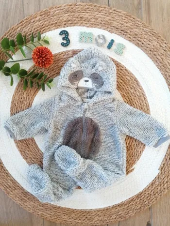 Combinaison polaire - Baby by Gémo - 3 mois