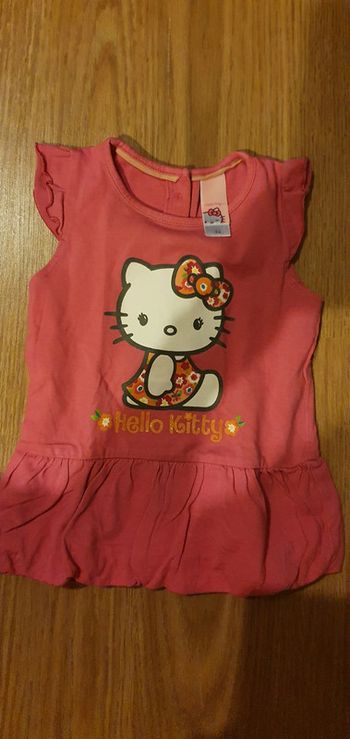 robe hello kitty fushia 12 mois