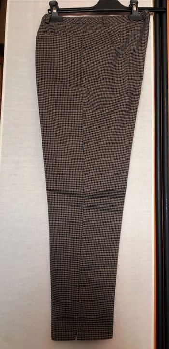 Pantalon cigarette vintage à carreaux T38