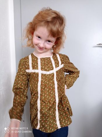Blouse kaki 5ans