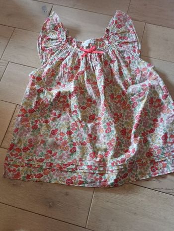 Haut Blouse Jacadi liberty 8 ans