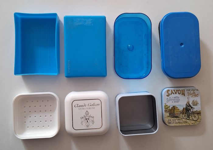 Lot de 4 boîtes vides pour savon - photo numéro 2