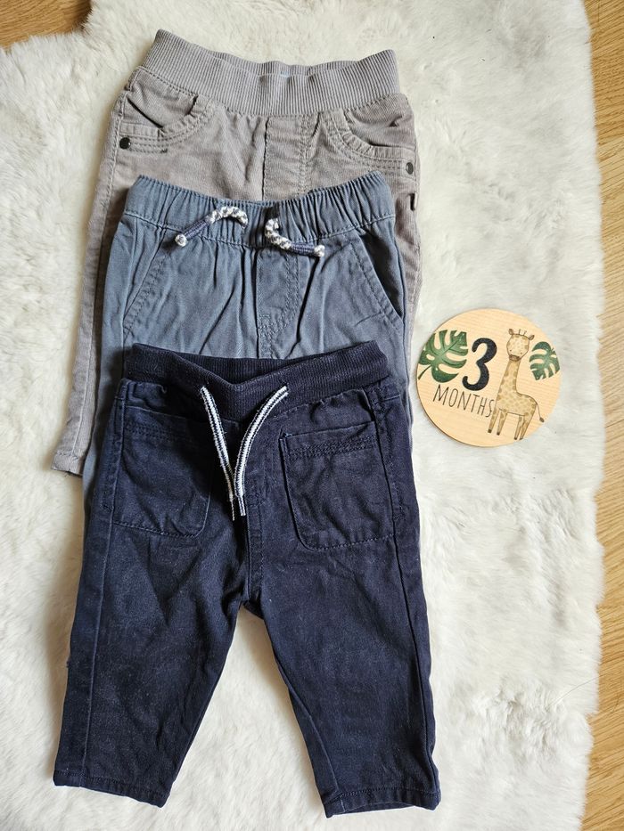 Lot 3 pantalons 3 mois
