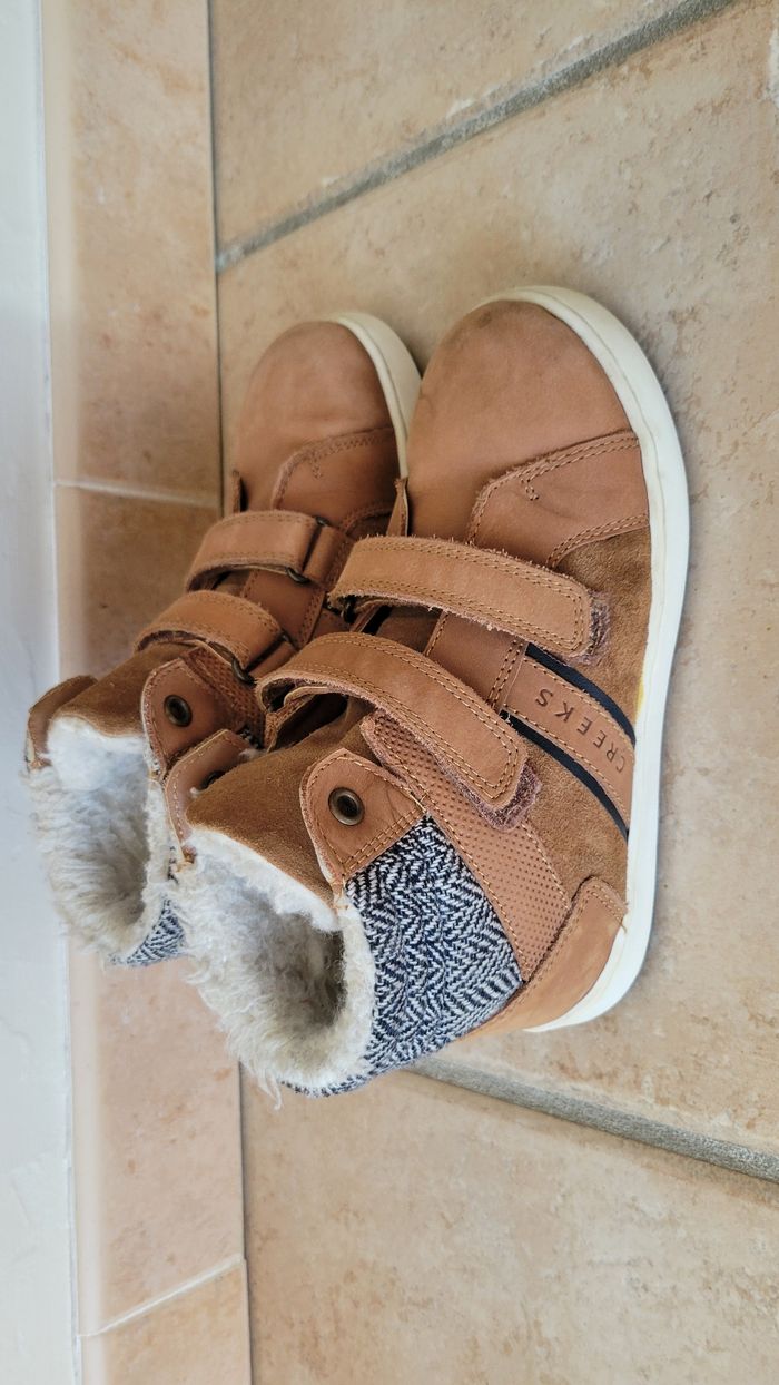 Bottines en cuir Creeks pointure 34 - photo numéro 4