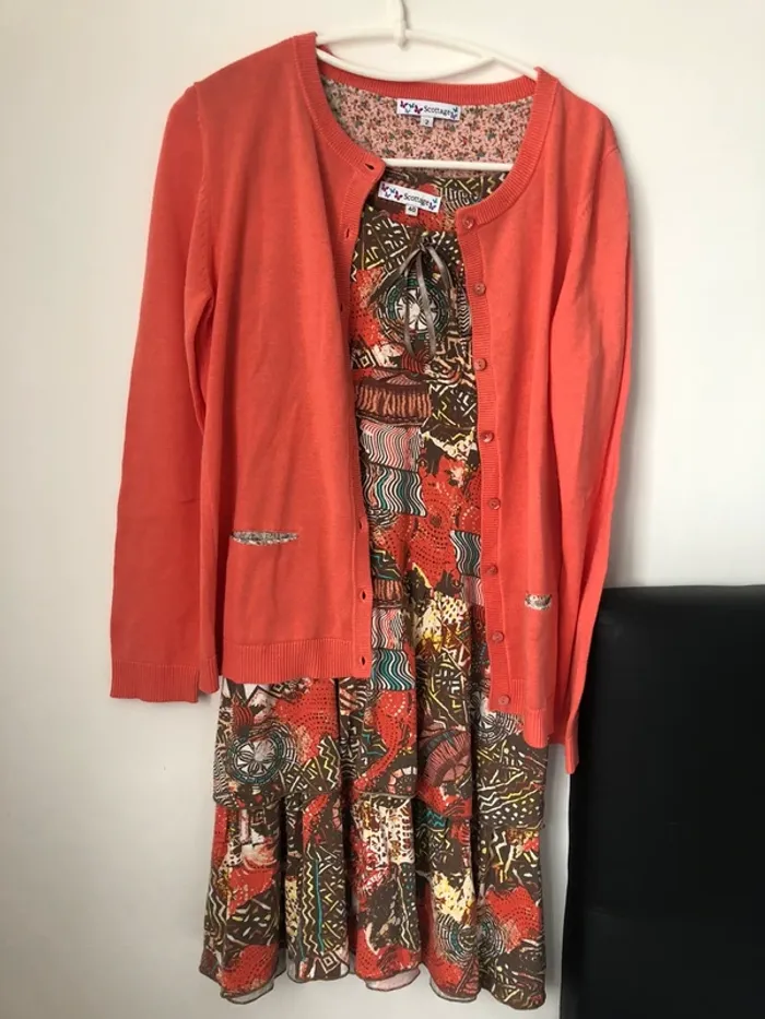Robe été fluide scottage taille 40 L - photo numéro 4