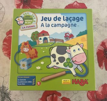 Jeu de laçage à la campagne