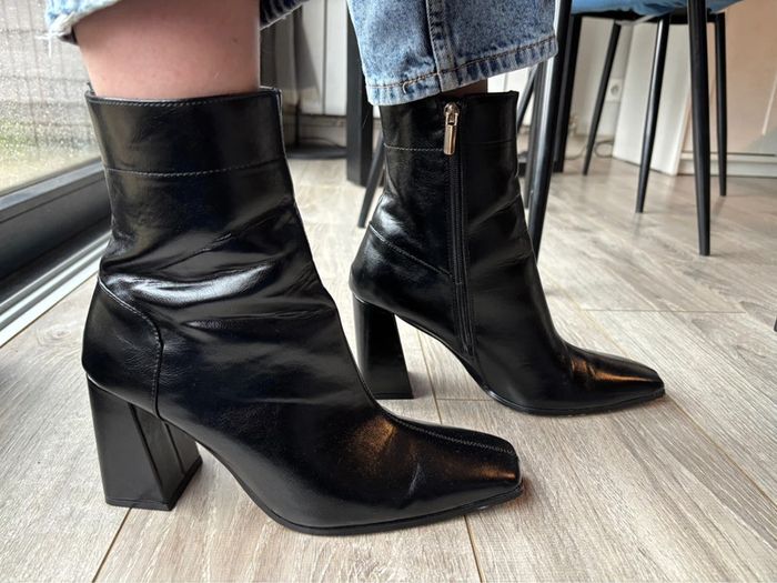 Bottine large à talon évasée ASOS - photo numéro 12