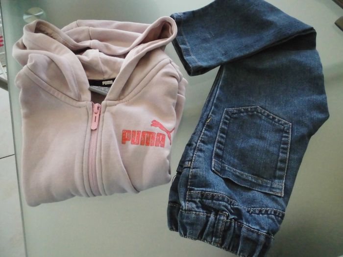 Lot de 6 vêtements fille 4ans Catimini, Puma, etc... - photo numéro 8