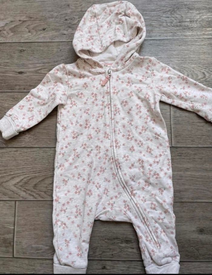 Combinaison fleurs H&M 6 mois 68 cm