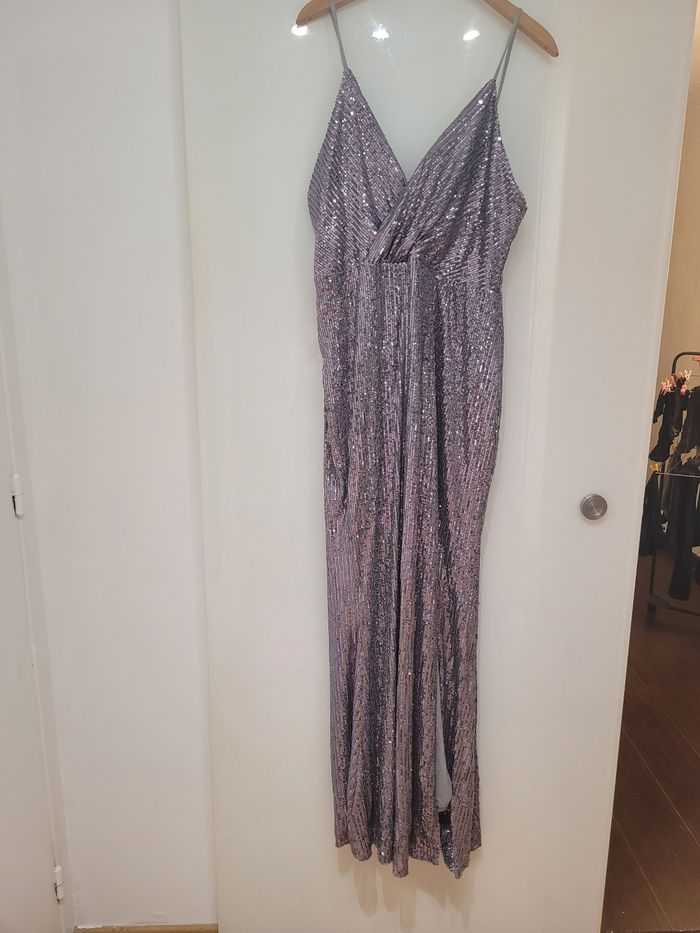 Robe de soirée argentée XXL - photo numéro 7