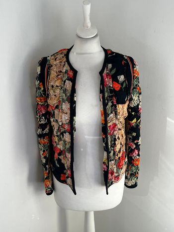 Blouson à fleurs Zara S
