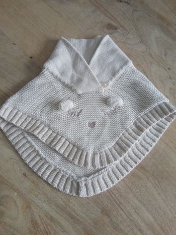 Poncho bebe fille 3mois 
