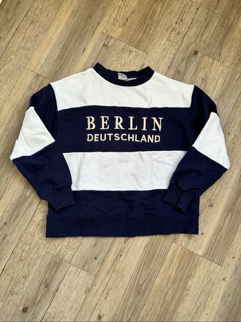 Sweat pull rayé bleu Berlin Zara 11/12 ans garçon