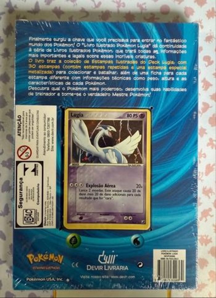 Decks Pokémon Lugia EX Forces Cachées de 2007 version portugaise - photo numéro 2