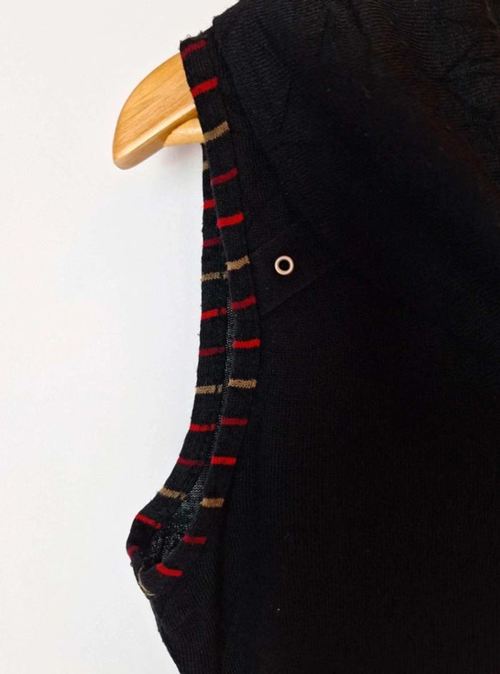 Robe  asymétrique sans  manche noire femme  taille 2 - photo numéro 4