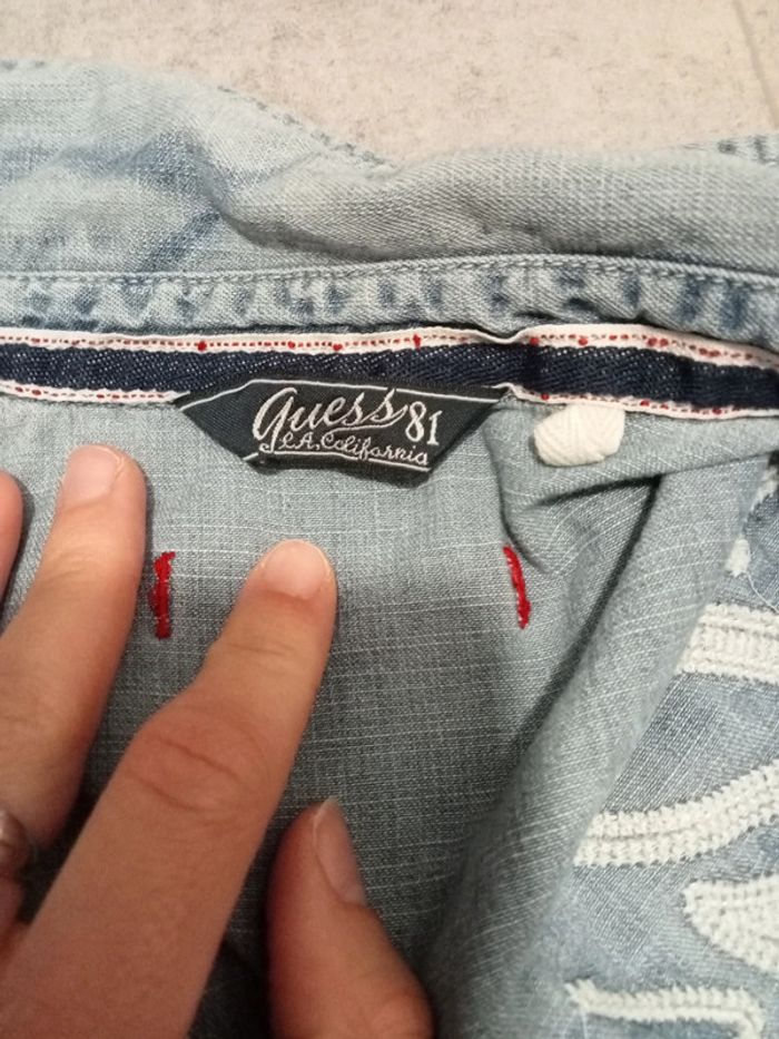 Chemise en jean guess - photo numéro 3