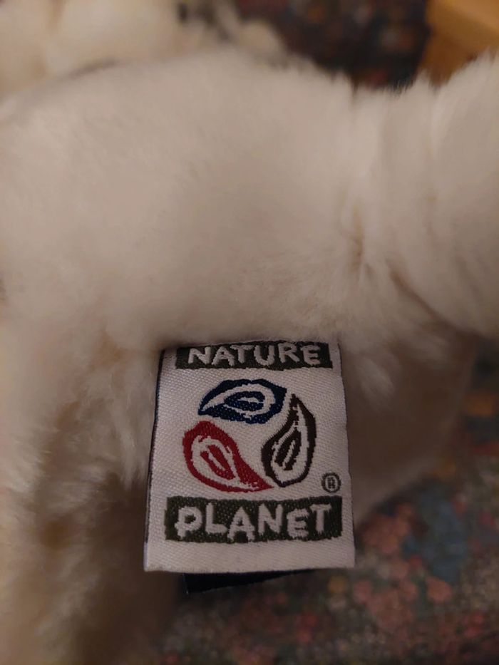 Nature planet - peluche bébé tigre blanc - photo numéro 7