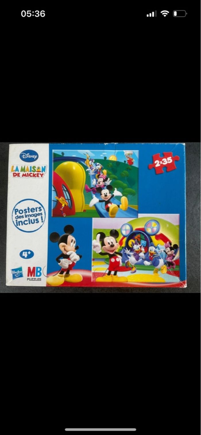 Puzzle la maison de Mickey