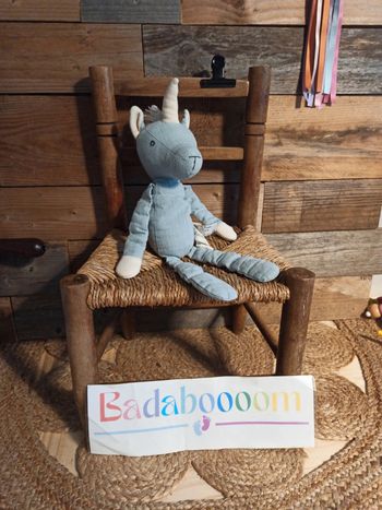 Peluche licorne bleu bukowski tbe