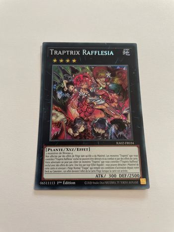 Yu-Gi-Oh! Traptrix Rafflesia : CR RA02-FR034