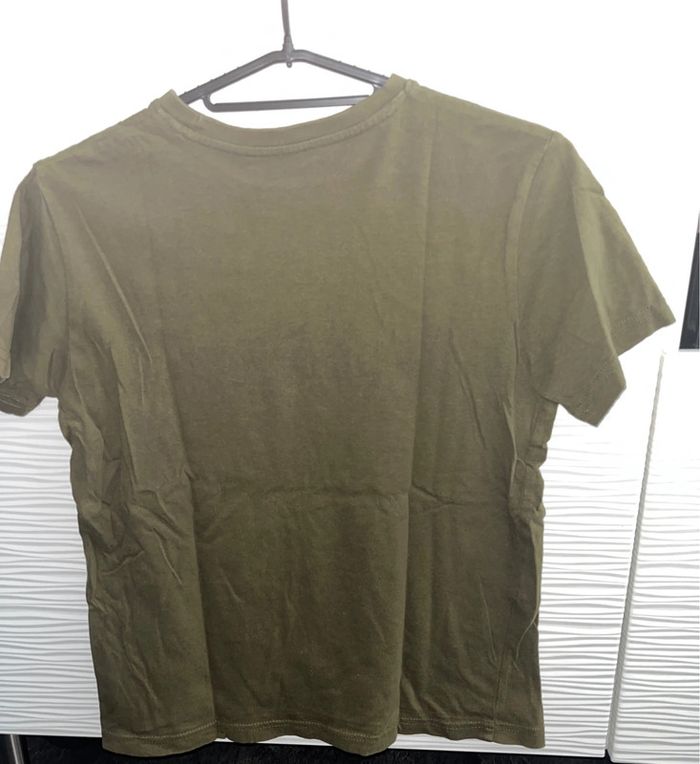 T-shirt vert kaki - photo numéro 2