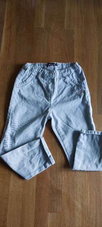 Jean gris clair fille 3 ans