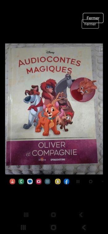 60ēme audioconte altaya deagostini livre&figurine disney audio compte comte magique magic