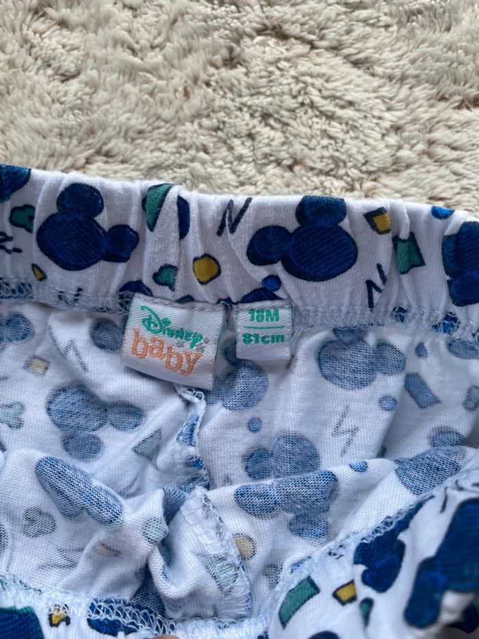 Petit short 18 mois 81 cm Disney Baby Mickey 🐭 - photo numéro 3