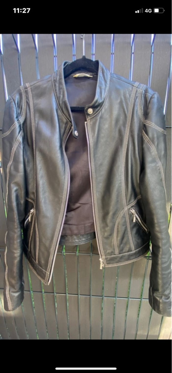 Veste femme cuir promod - photo numéro 2