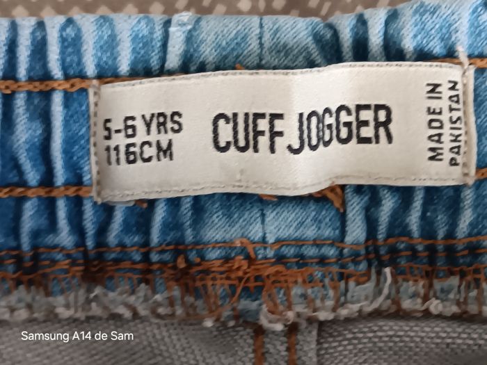 Jean garçon cuff jogger 5-6ans - photo numéro 4