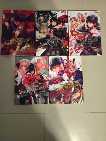 The Brave Wish Revenging lot des 5 premier tomes