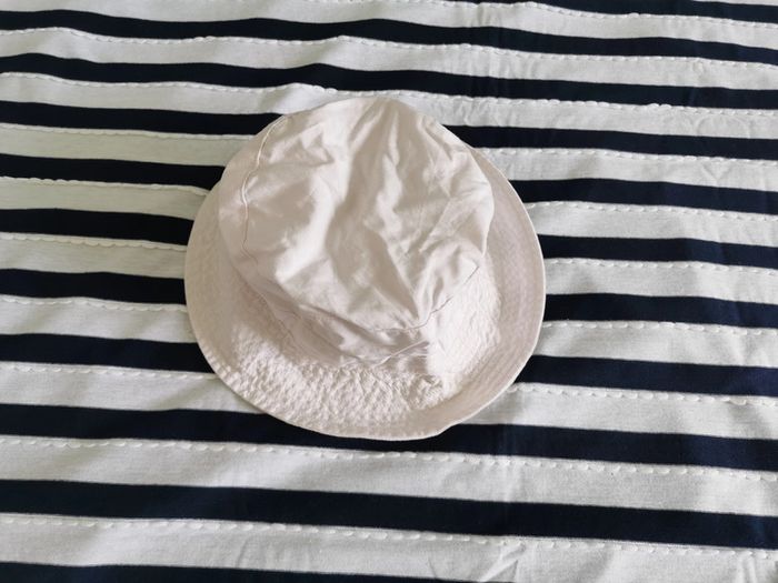 Chapeau bob petit bateau 12/18 mois rose pâle