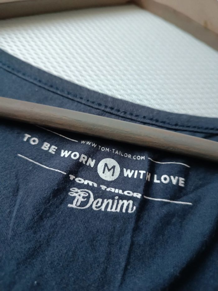 T-shirt Tom Taylor denim M - photo numéro 3