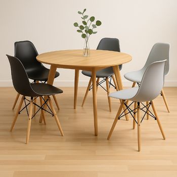 Lot 5 chaises scandinaves bon état