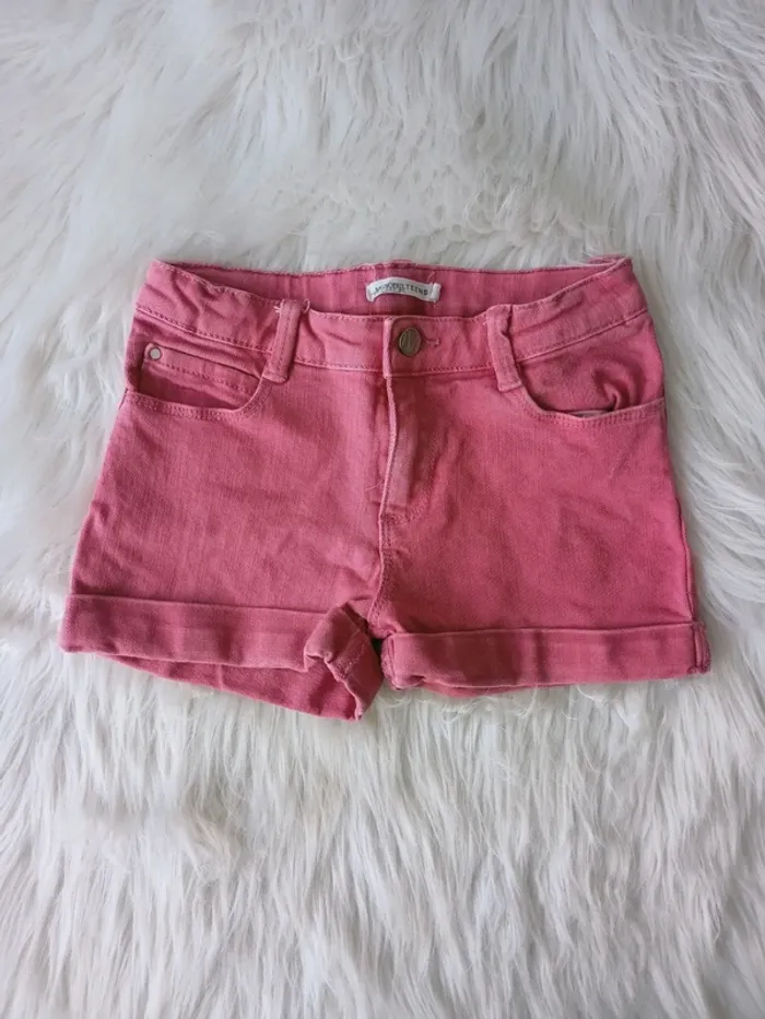 Short rose délavé 10 ans -129/140cm N*0922