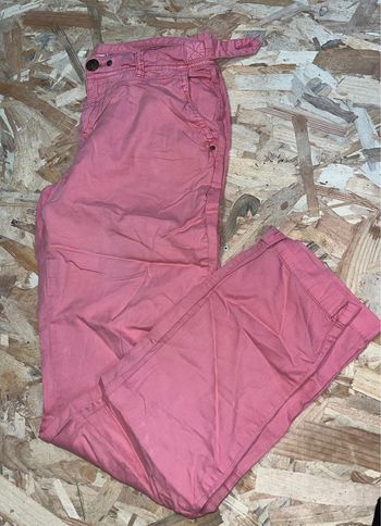 Pantalon droit ddp rose taille 38