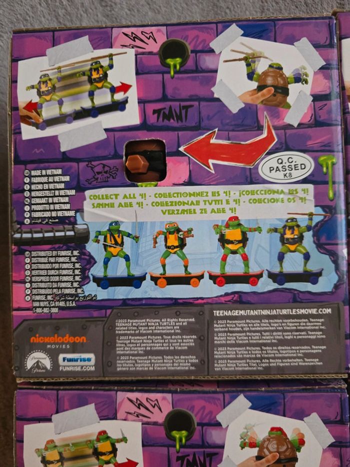 Lot de 4 tortues ninja articulée - photo numéro 6