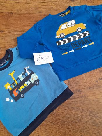 2 pull légers 12 mois en Voiture 🚗