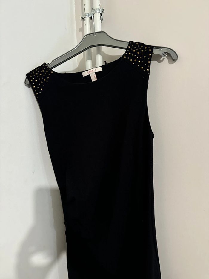 Robe noir esprit taille 38 excellent état - photo numéro 2