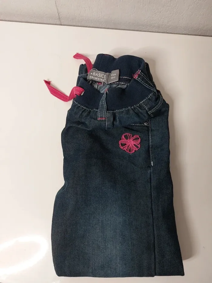 Pantalon jeans bleu "orchestra" - photo numéro 2