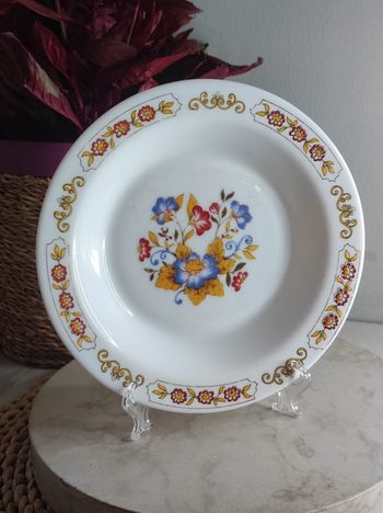 Assiette creuse arcopal modele Delhi