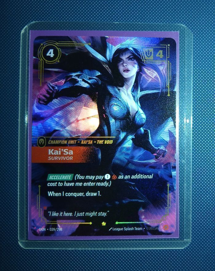 RIFTBOUND Kai’Sa Survivor OGN-039/298 – EPIC FOIL - photo numéro 1