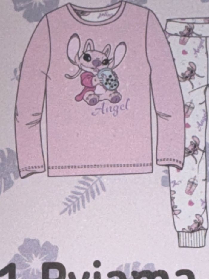 Pyjama polaire Angel de Lilo et Stitch neuf 12-13 ans - photo numéro 3