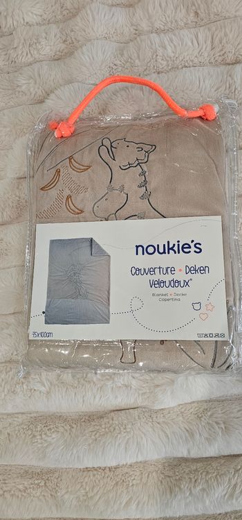 Magnifique couverture rhinocéros Noukie's 75×100 Neuf