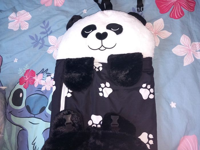 Sac de couchage sac à dos panda - photo numéro 3