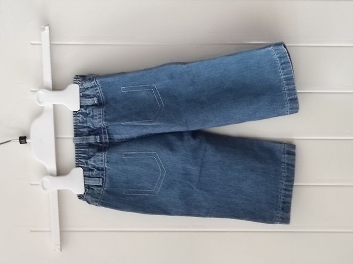 Jean bébé fille 6 mois – taille élastique 👶👖🌸 - photo numéro 3