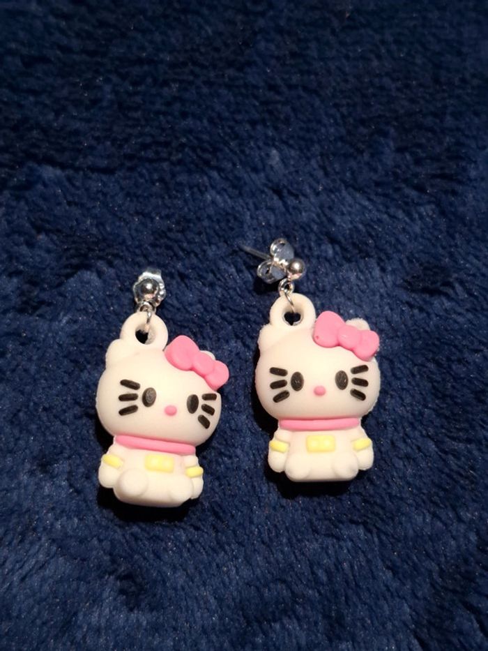 Boucles d'oreilles Kuromi - photo numéro 2
