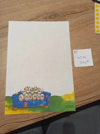 Feuille Diddl A5 75 0,70€